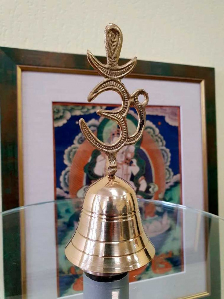 Колокольчик индийский с символом ОМ