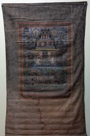 Церингма, буддийская тханка, оттиск с доски