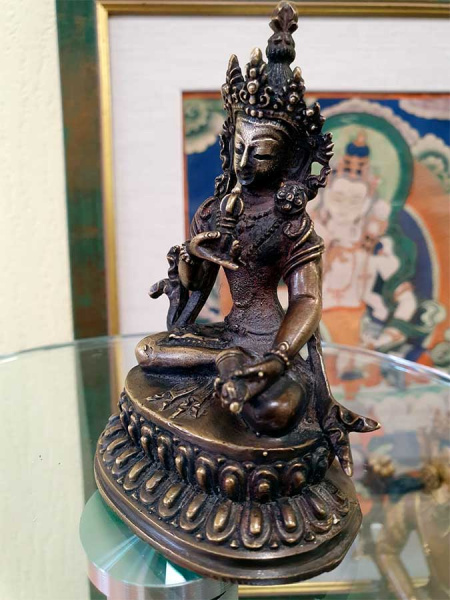 Ваджрасаттва, статуэтка буддийская, высота 10см