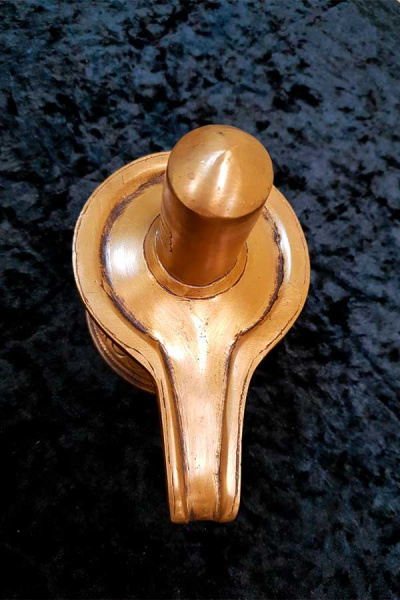 Шивалингам большой, бронза высота 15см