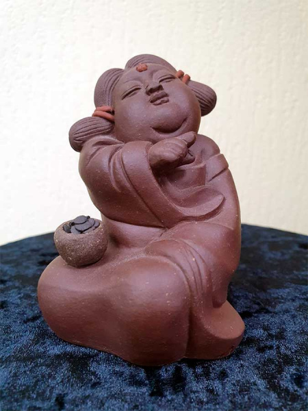 Чайные китайские фигурки из глины, набор 4 шт.