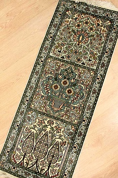 Ковер индийский из натуральной ткани(хлопок, шерсть и шелк)