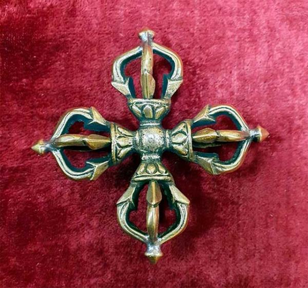 Вишваваджра бронзовая их Непала