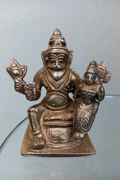 Нарасимха и Лакшми, статуэтка мурти, высота 7,1 см